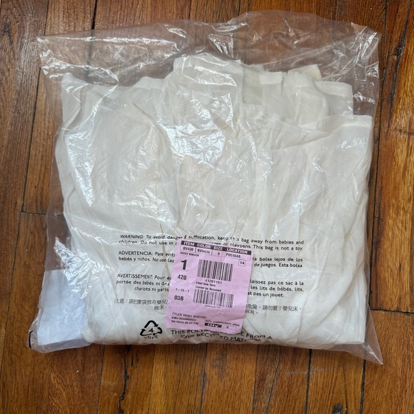 J Crew Chiffon Maxi Skirt Off-White Size 6 NWT - Picture 5 of 5